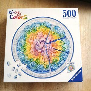 Ravensburger Circle of Colors Rainbow Cake, 500 Pieces
